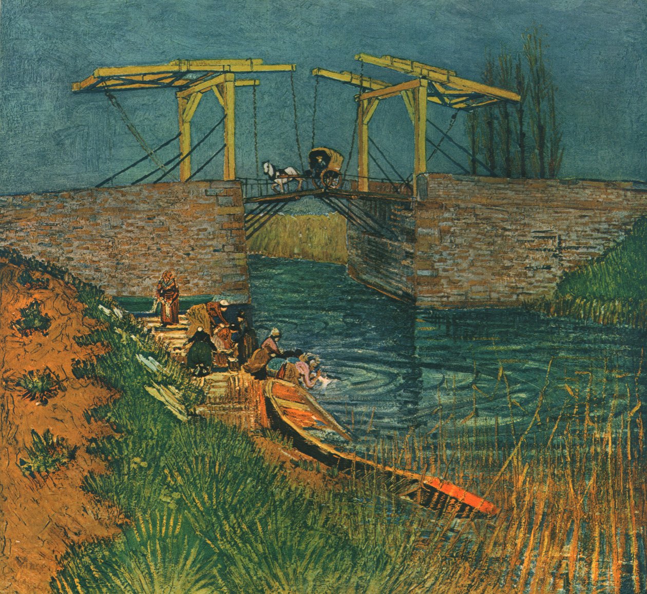 Ophaalbrug in Arles, april 1888, 1947 door Vincent van Gogh