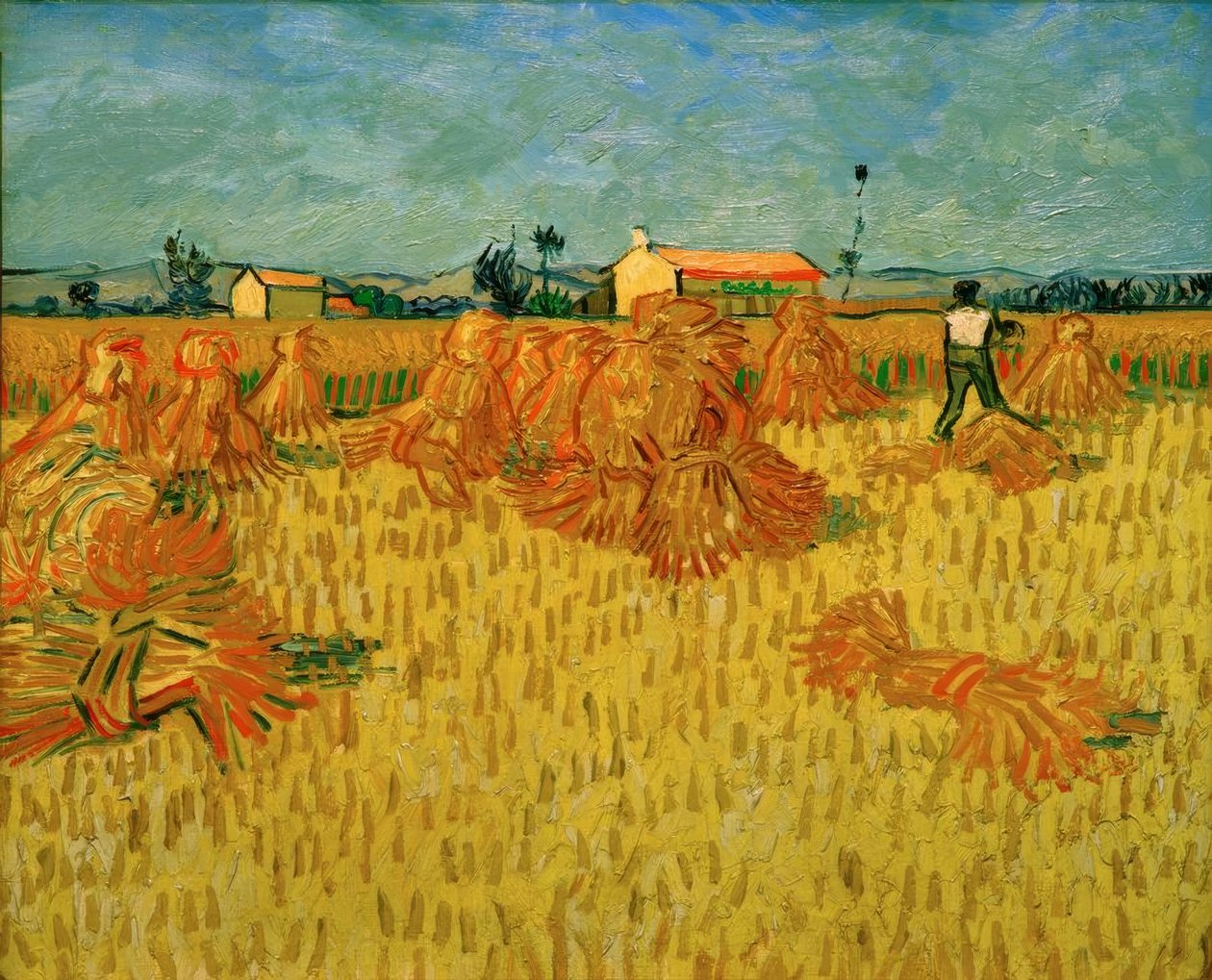 Oogst in de Provence door Vincent van Gogh
