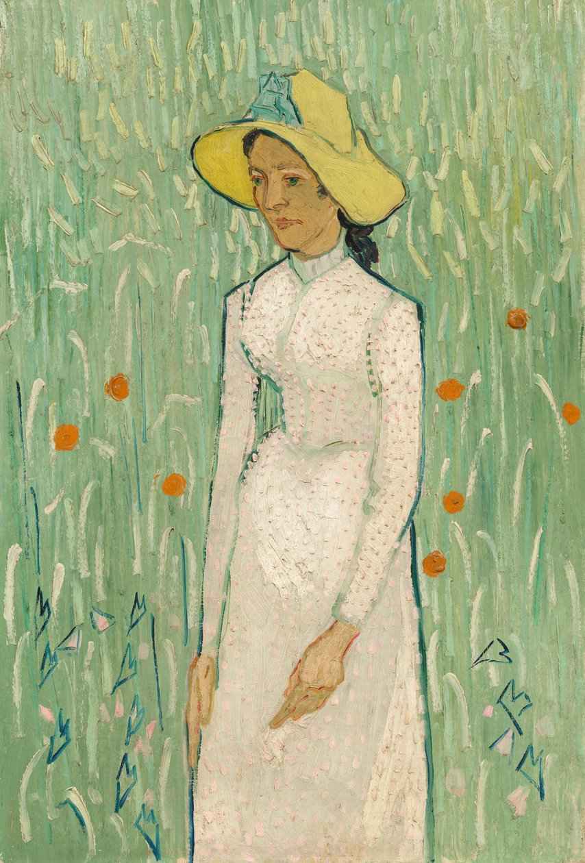 Meisje in het wit door Vincent van Gogh