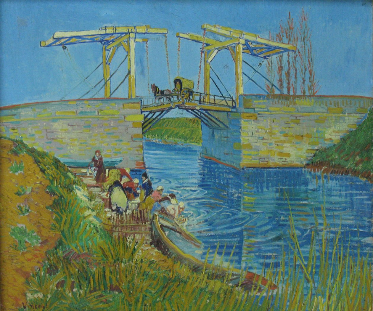 Langlois-brug door Vincent van Gogh