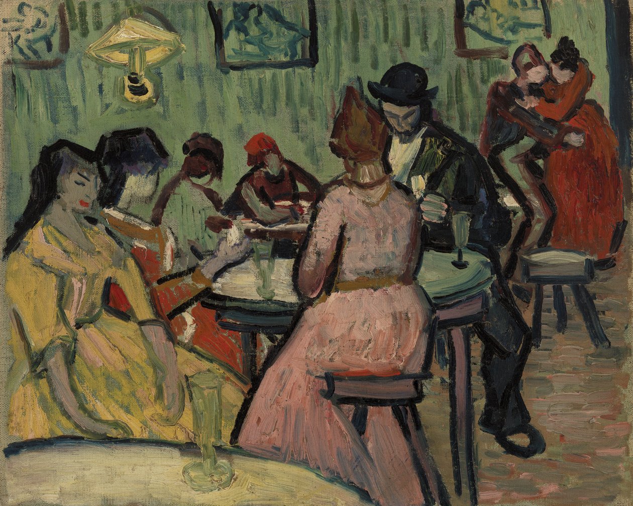 Lupanar: bordeel scène door Vincent van Gogh