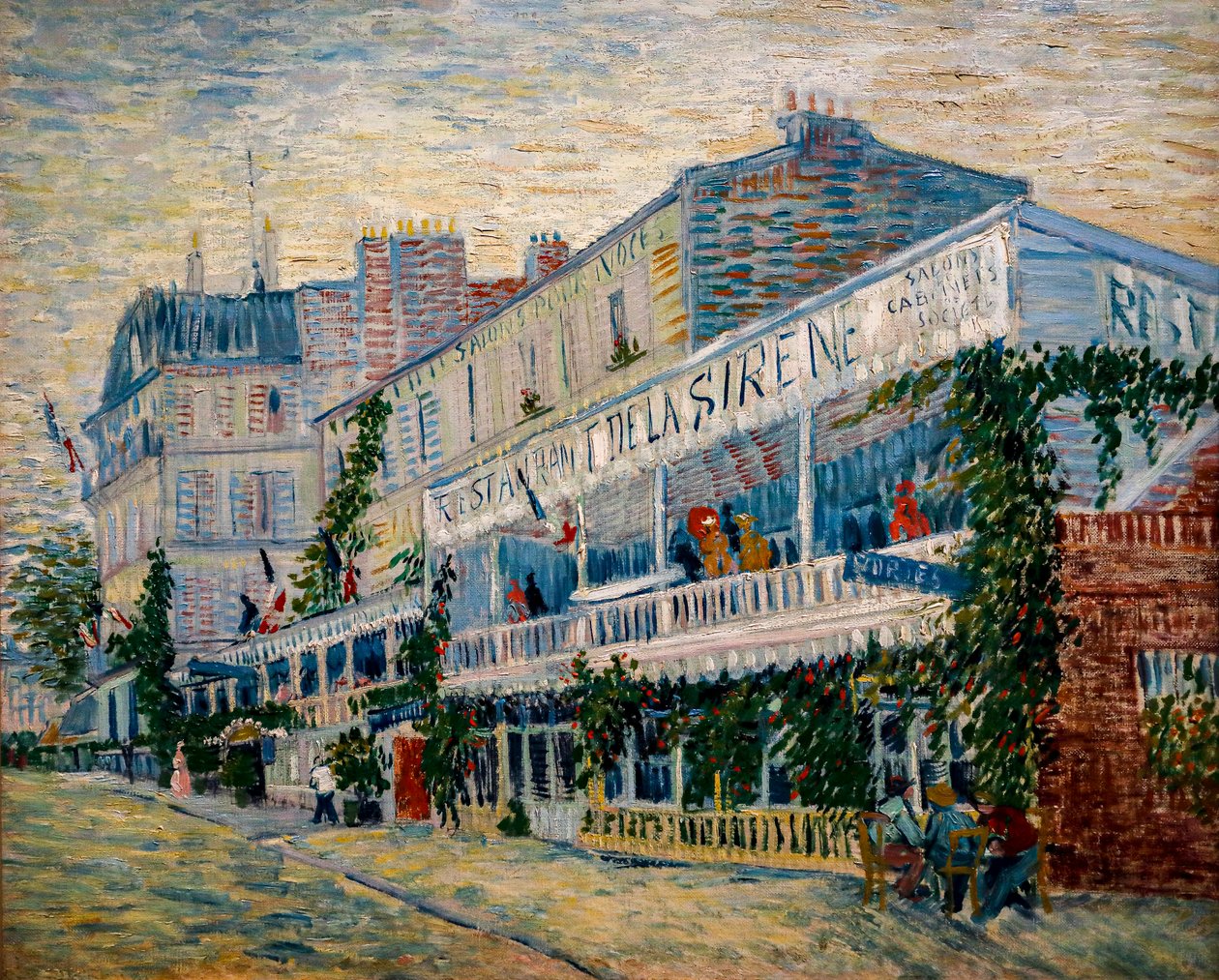 Restaurant de la Sirène door Vincent van Gogh