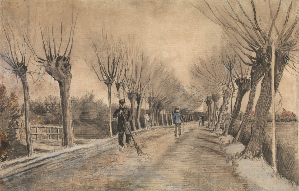 Weg in Etten, 1881 door Vincent van Gogh