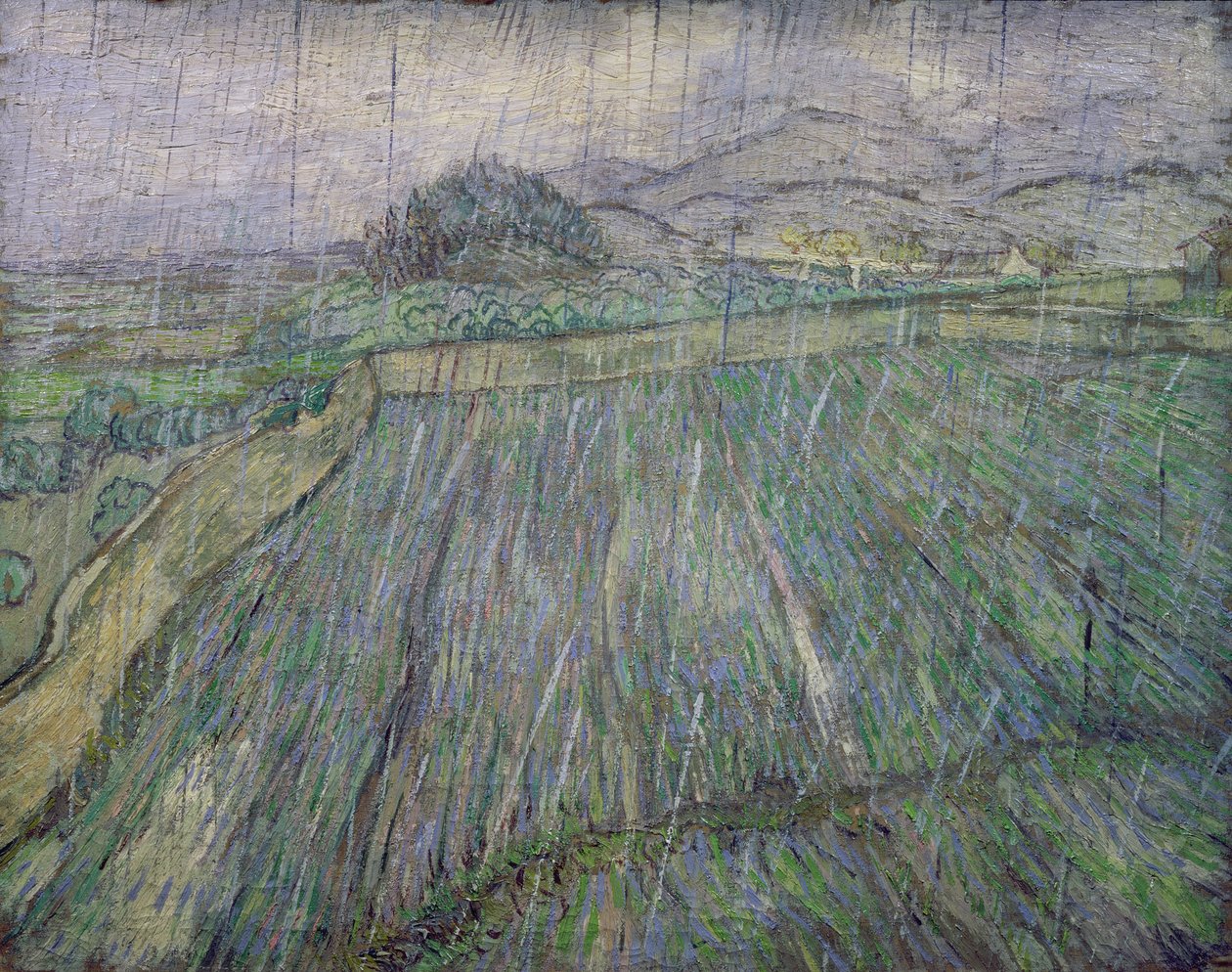 De onweersbui door Vincent van Gogh