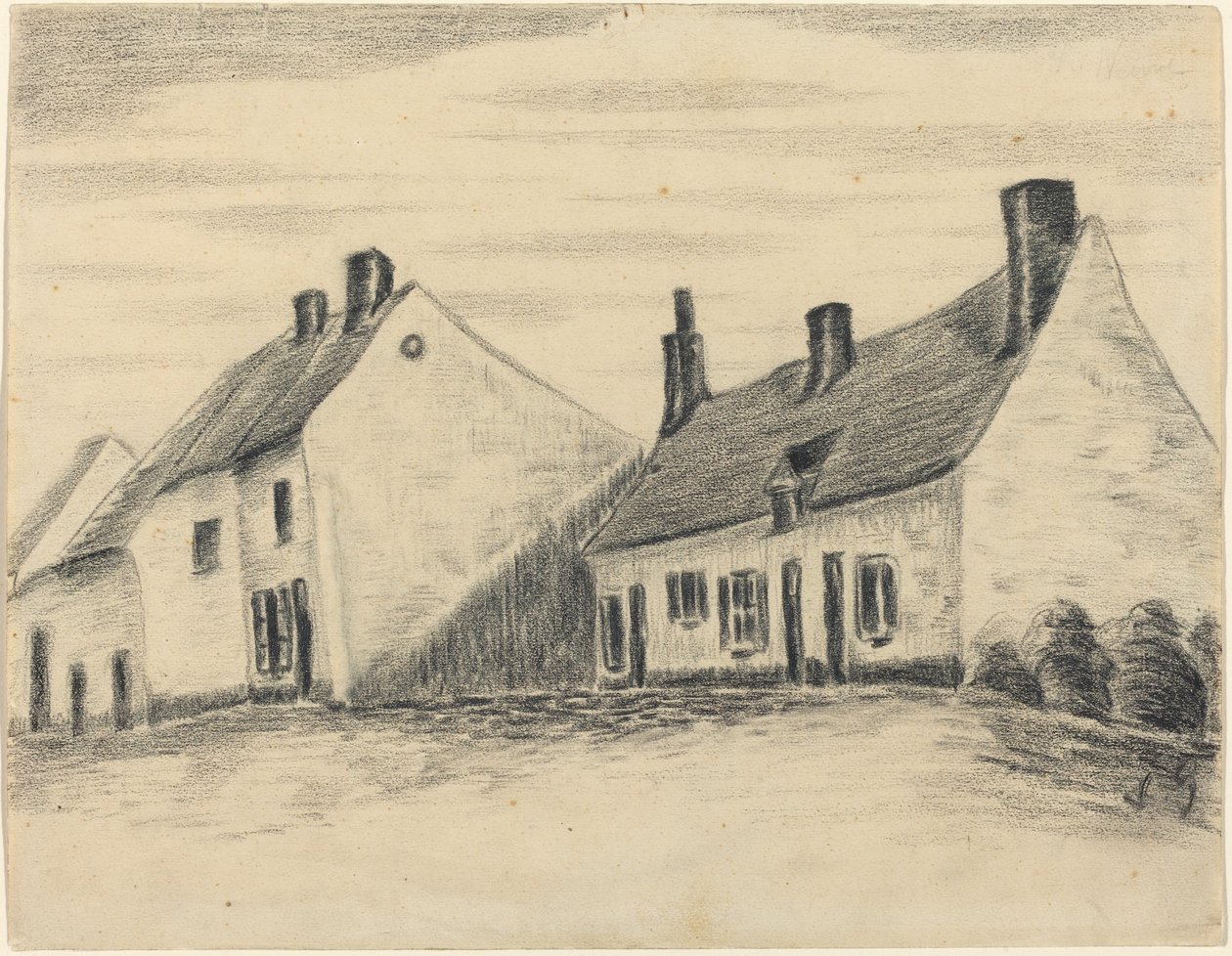 Het Zandmennik Huis door Vincent van Gogh