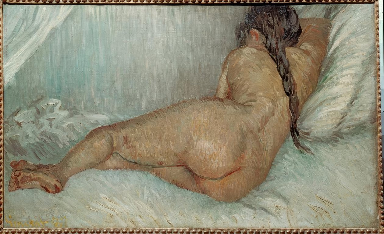 Vrouwelijk Rugnaakt door Vincent van Gogh