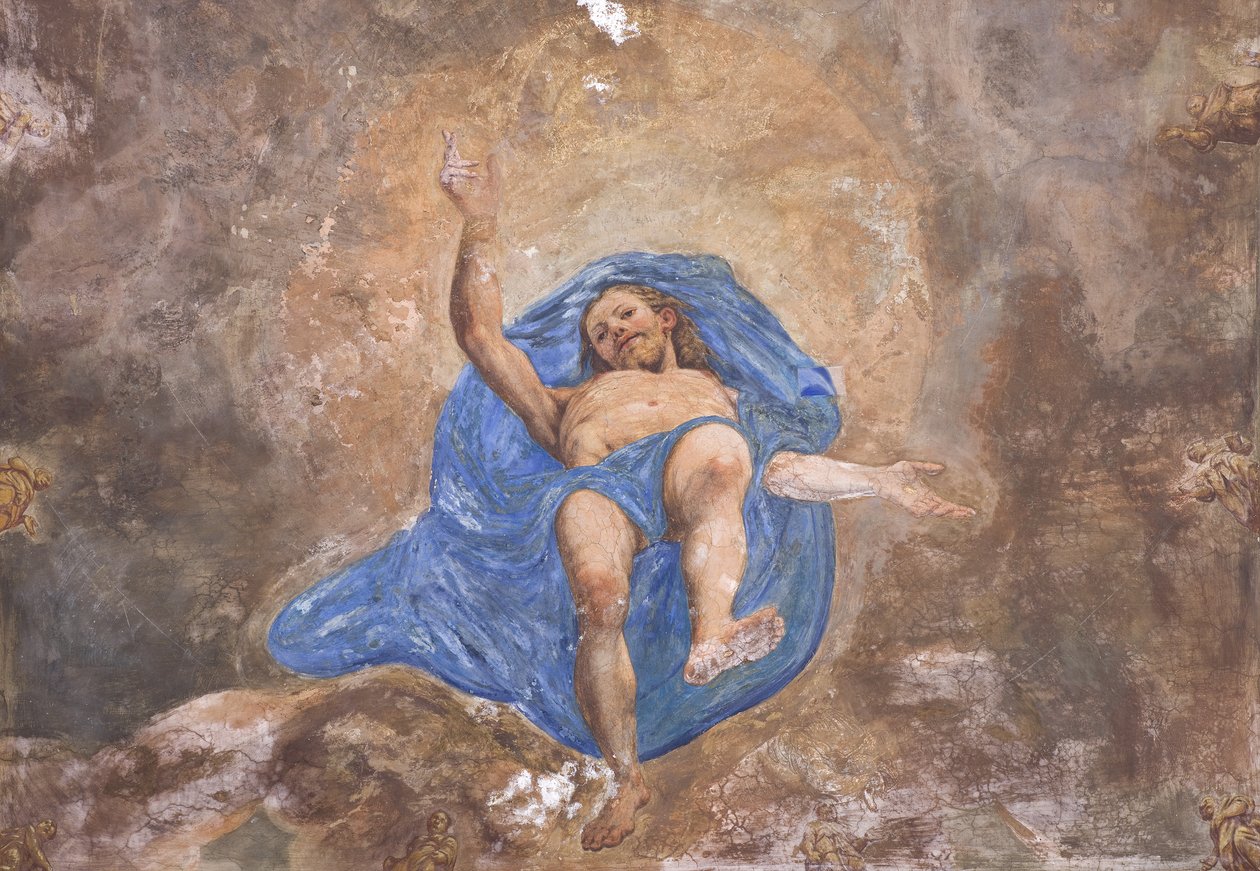 Zegenende Jezus door Vincenzo Campi