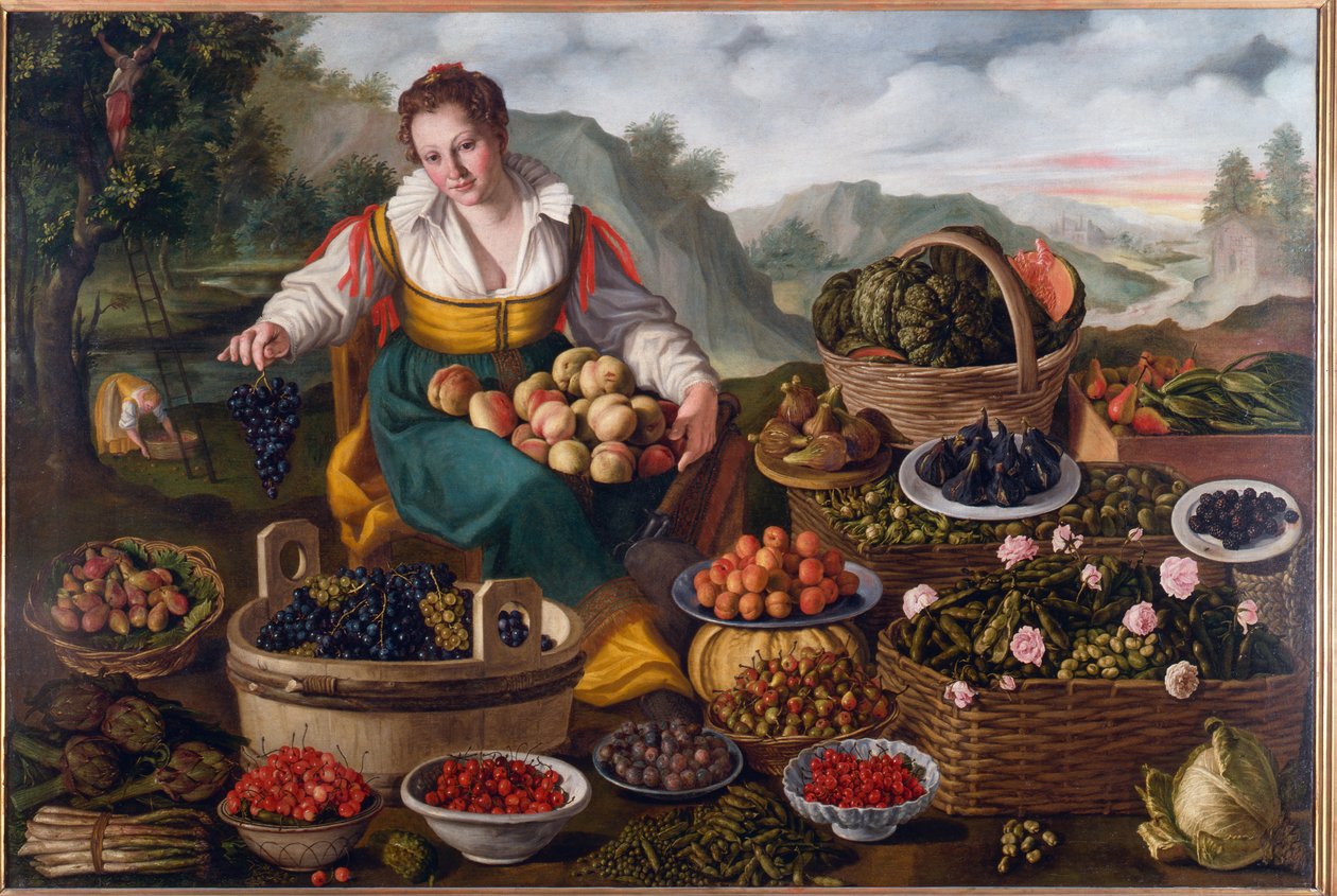 Fruithandelaar door Vincenzo Campi