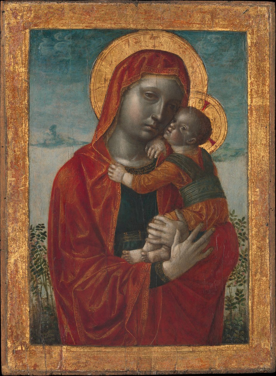 Madonna en Kind, ca. 1480 door Vincenzo Foppa