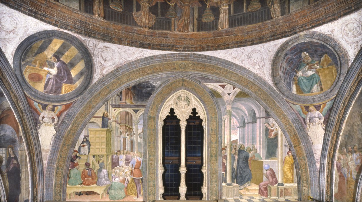 Het wonder van Sint Petrus Martelaar door Vincenzo Foppa