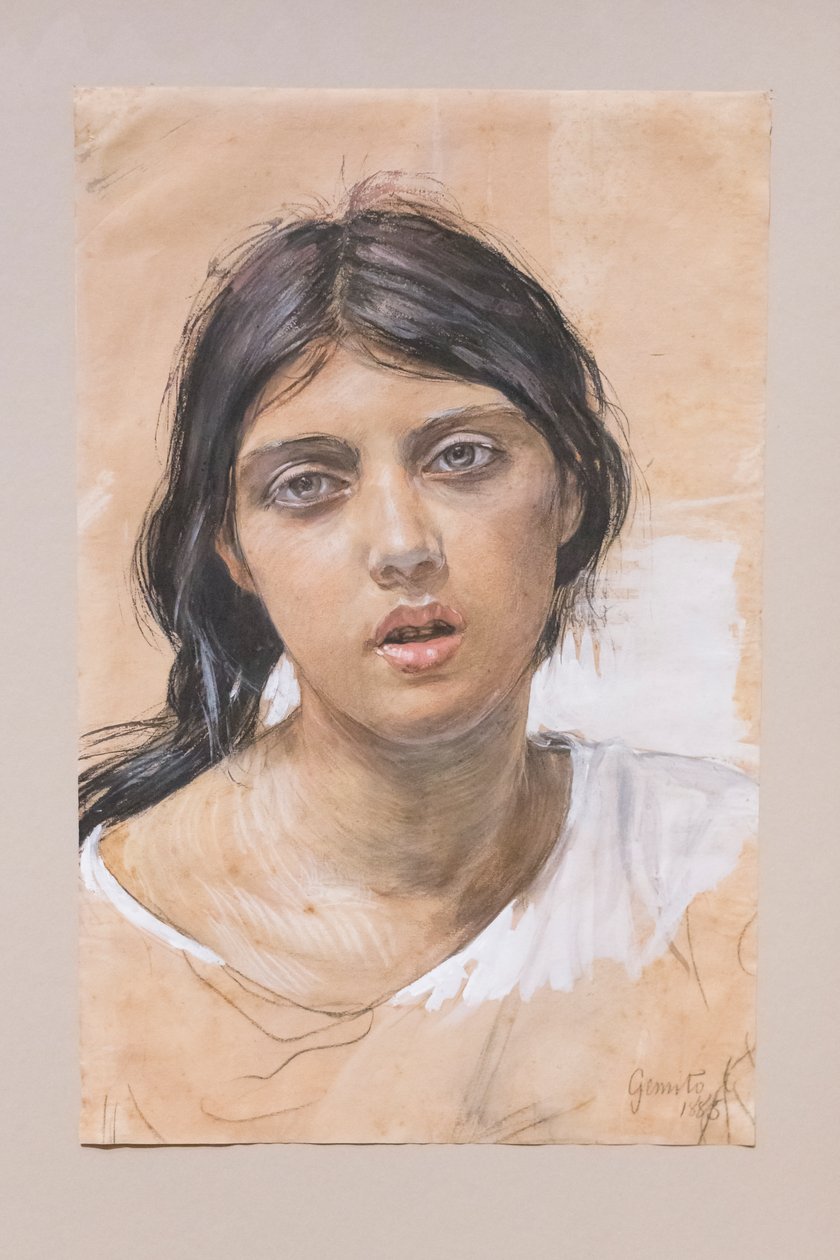 Zigeunervrouw door Vincenzo Gemito