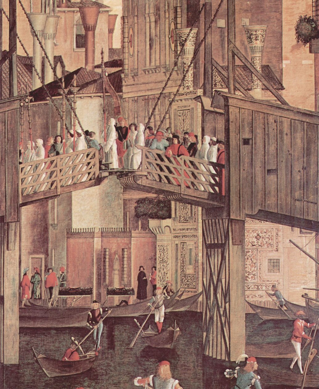 Het wonder van het relikwie van het Heilige Kruis door Vittore Carpaccio