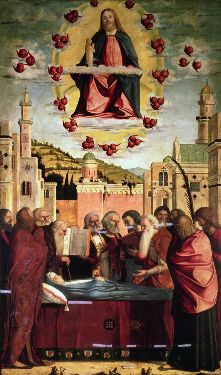De dood van de Maagd, c.1508 door Vittore Carpaccio