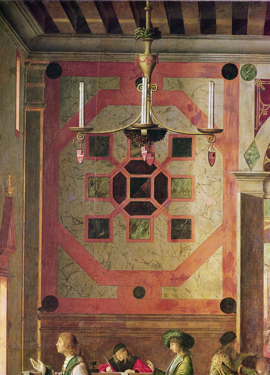 Vertrek van de Engelse ambassadeurs, uit de St. Ursula-cyclus (detail) door Vittore Carpaccio