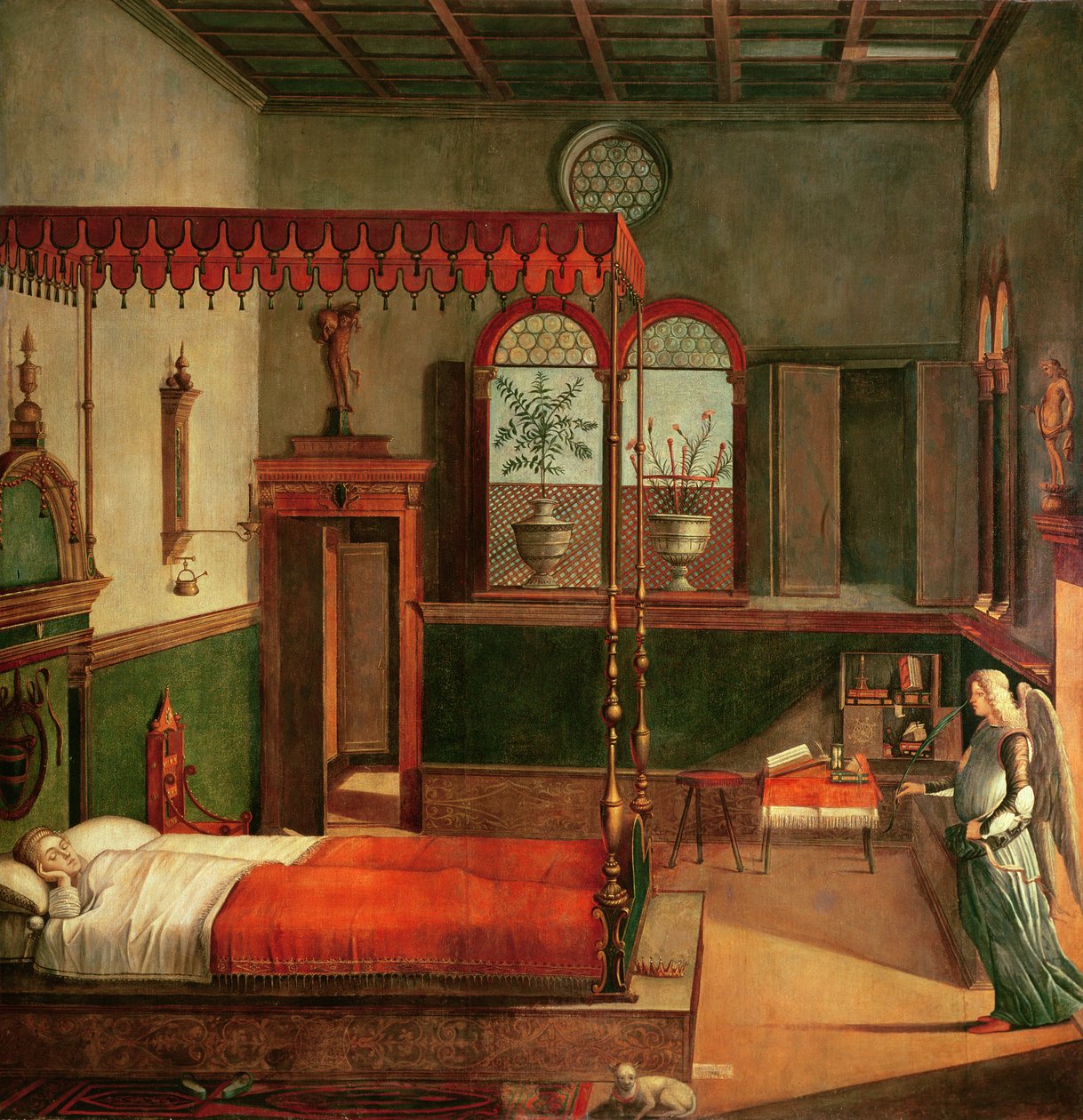 Droom van St. Ursula, 1495 door Vittore Carpaccio