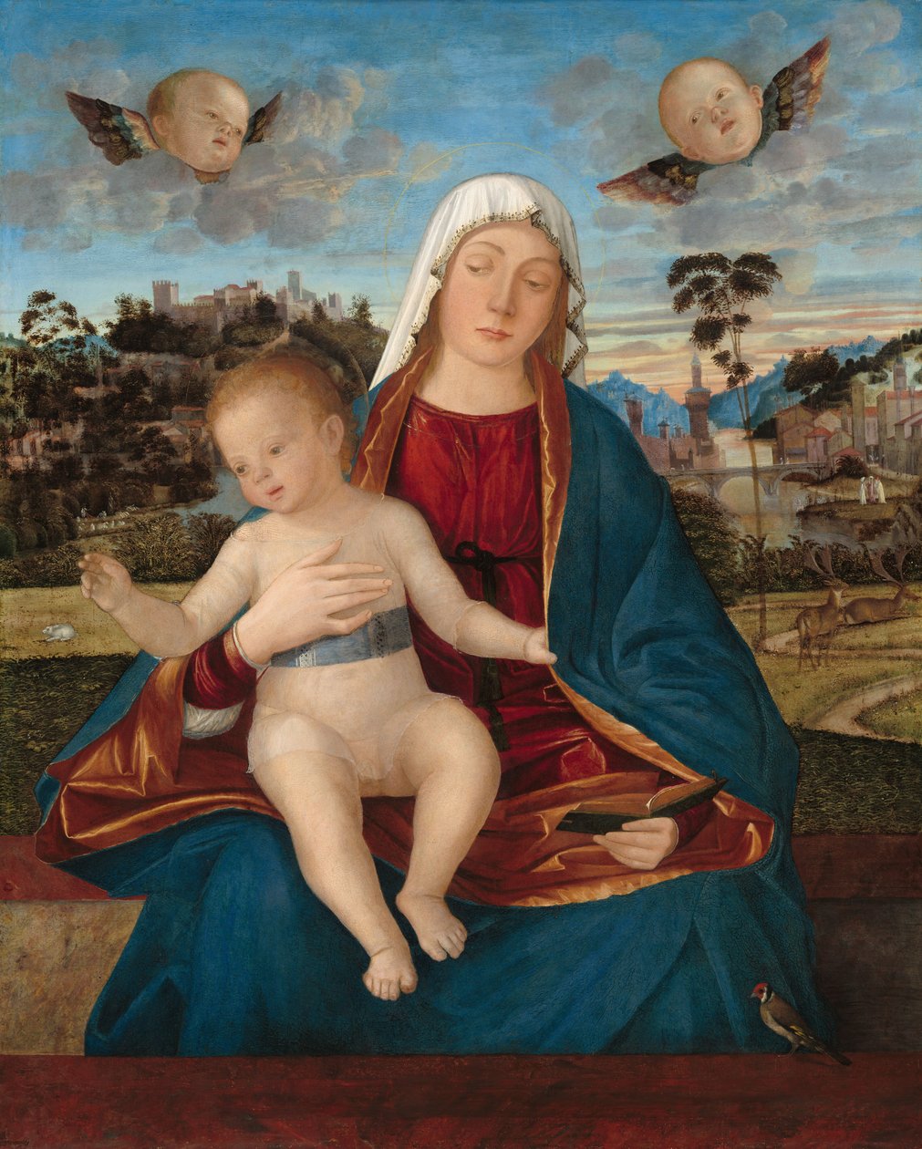 Madonna en Kind, ca. 1505-1510 door Vittore Carpaccio