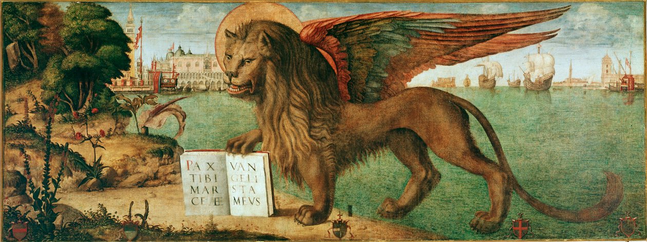 De leeuw van Sint Marcus door Vittore Carpaccio