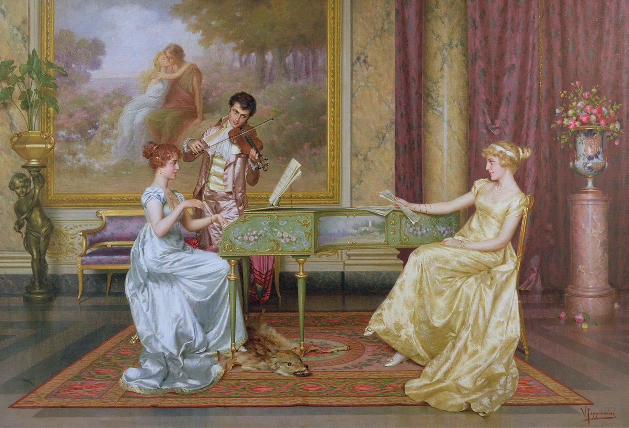 Het recital door Vittorio Reggianini