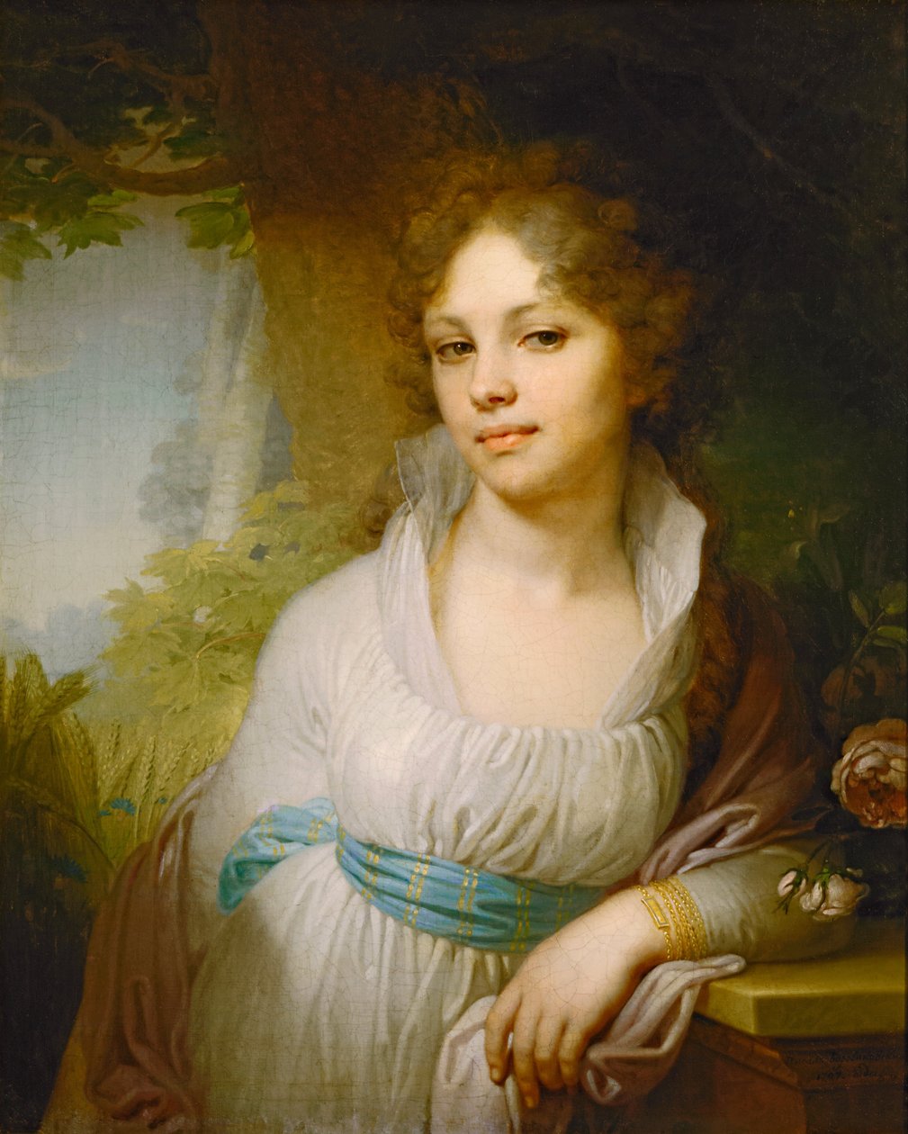Portret van M.I. Lopoechina door Vladimir Borovikovskiy