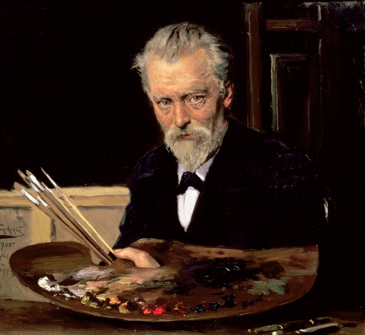 Zelfportret, 1905 door Vladimir Egorovic Makovsky
