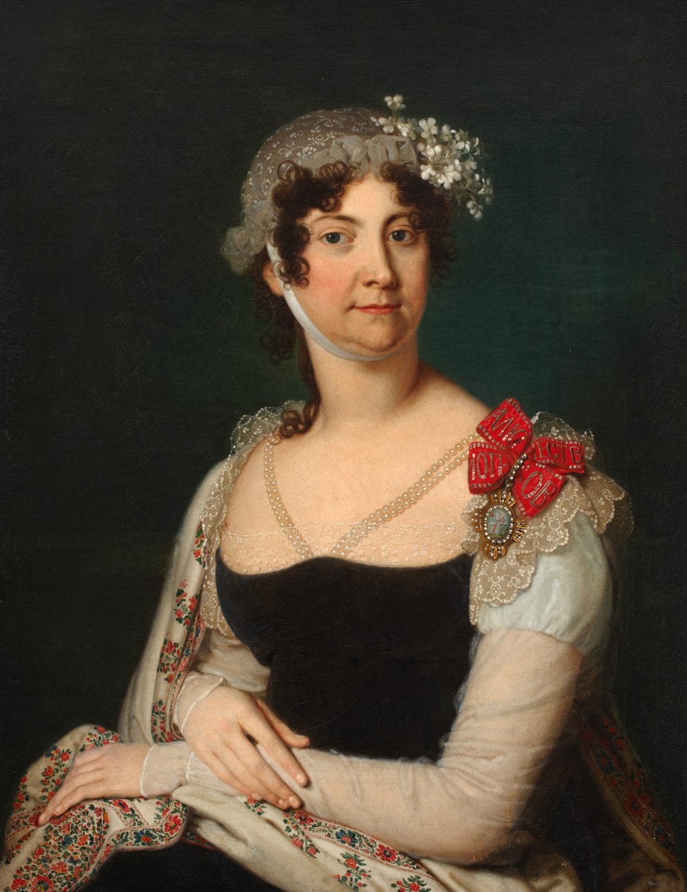Gravin Natalia von Buxhoeveden, 1809 door Vladimir Lukich Borovikovsky