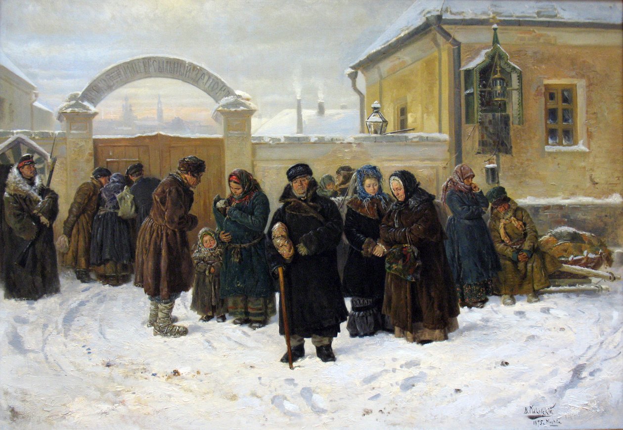 Verwachting door Vladimir Egorovic Makovsky