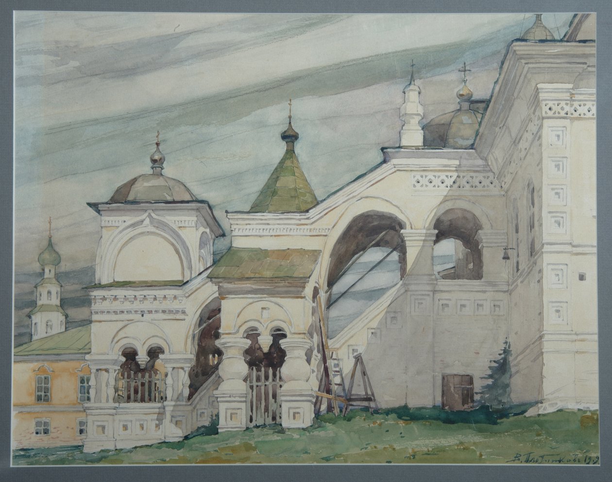 De Drie-eenheidskerk in Solikamsk, 1909 door Vladimir Alexandrovich Plotnikov