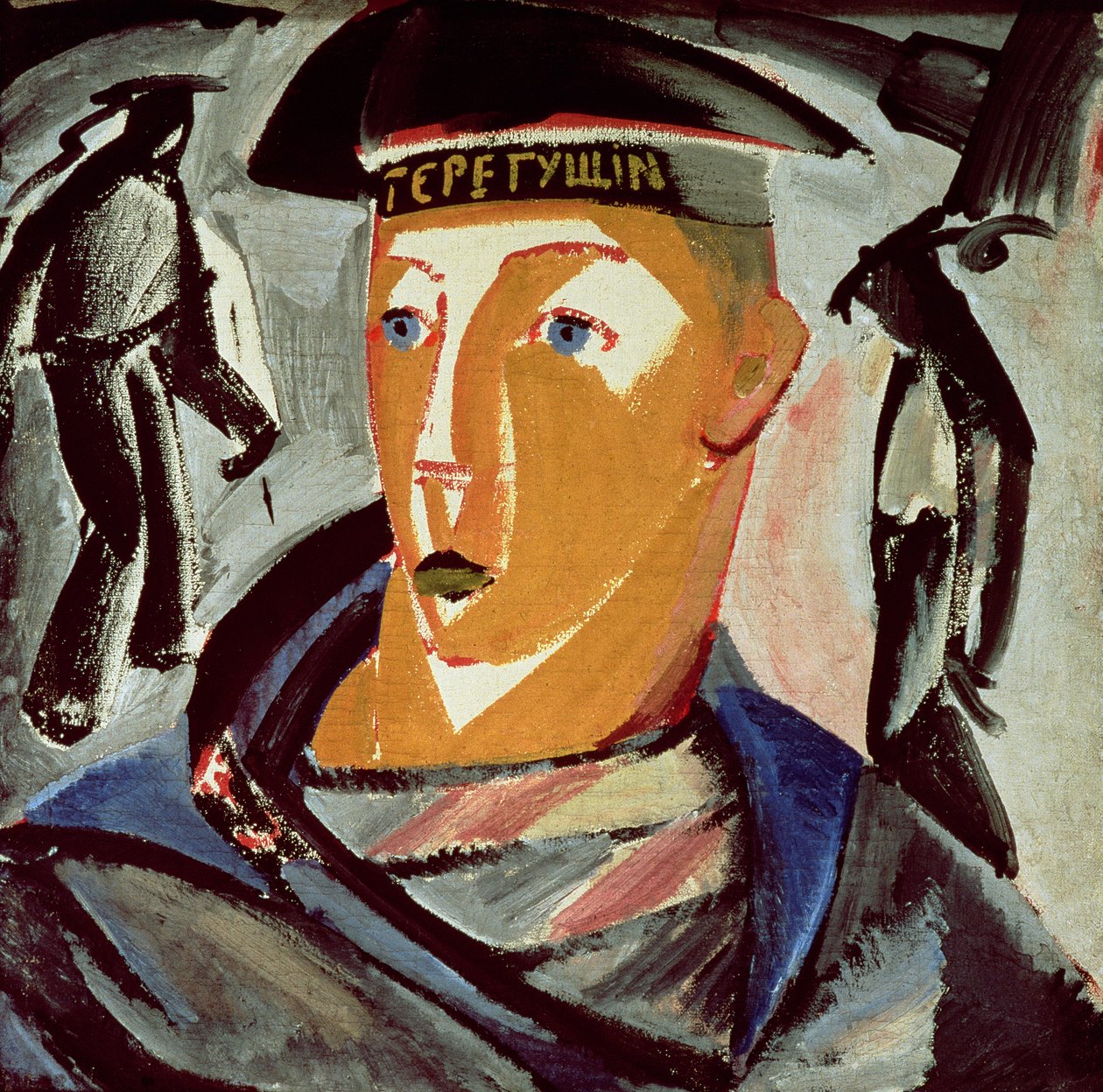 De Zeeman (Zelfportret) door Vladimir Evgrafovich Tatlin