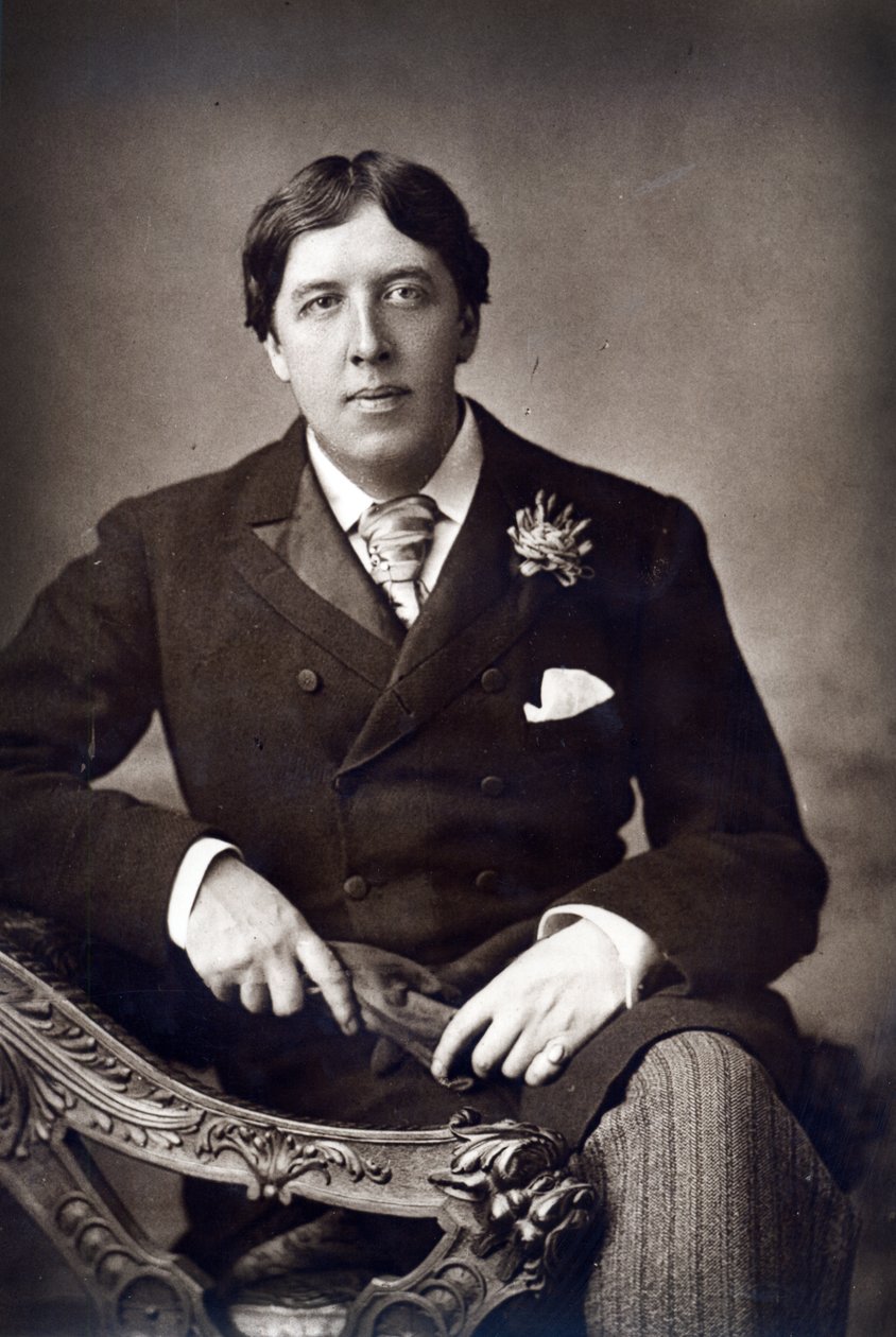 Oscar Wilde, 1889 door William and Daniel Downey