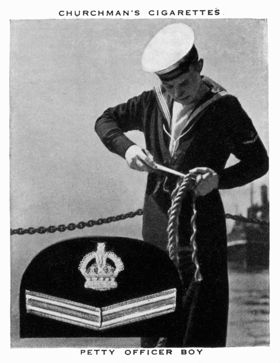 Kleine officier jongen door WA and AC Churchman