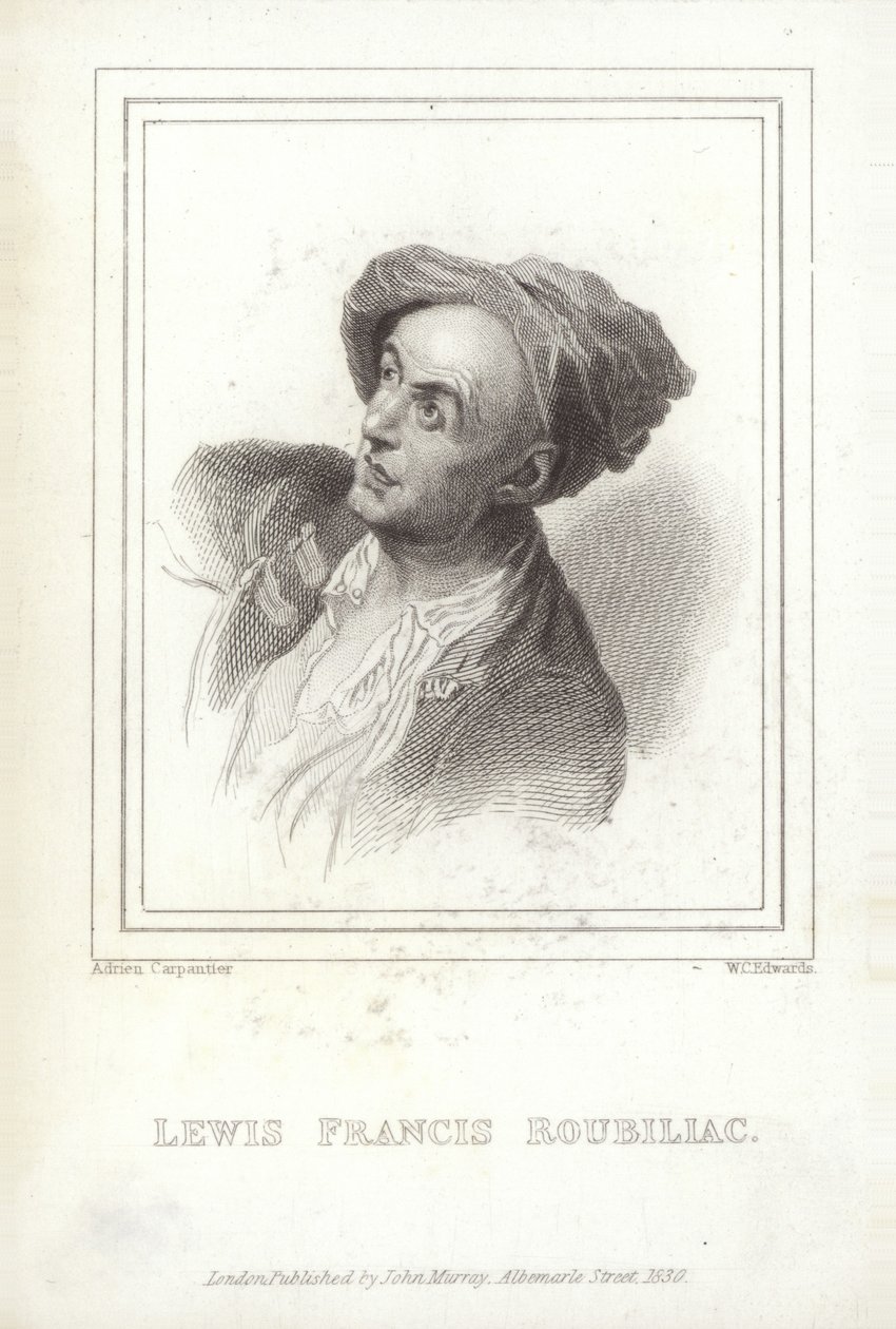 Louis-Francois Roubiliac, Franse beeldhouwer door W.C. Edwards