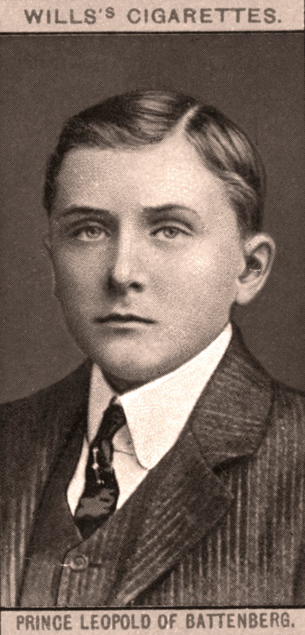 Prins Leopold van Battenberg, 1908 door WD and HO Wills