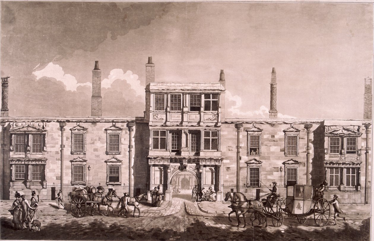 Somerset House, Londen, 1777 door WG Moss