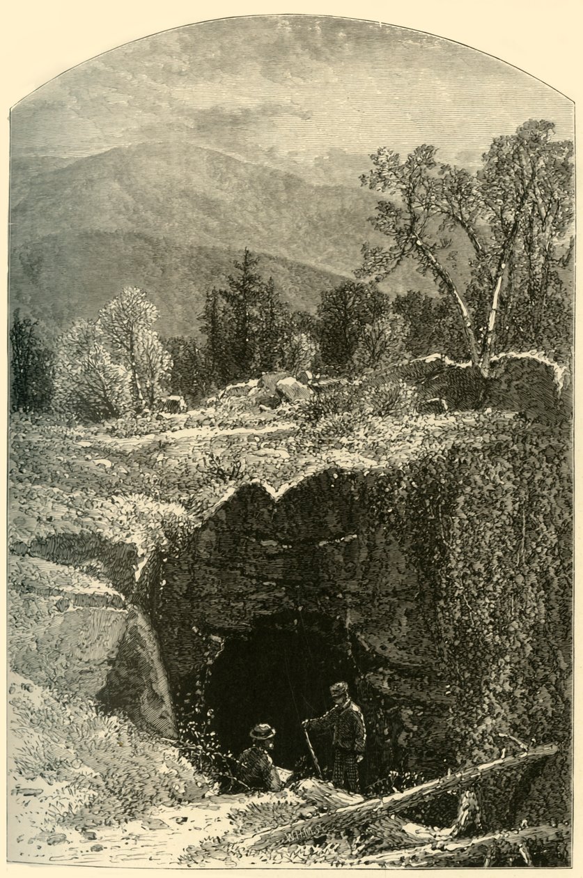 Natural Bridge, North Adams door W.H. Morse