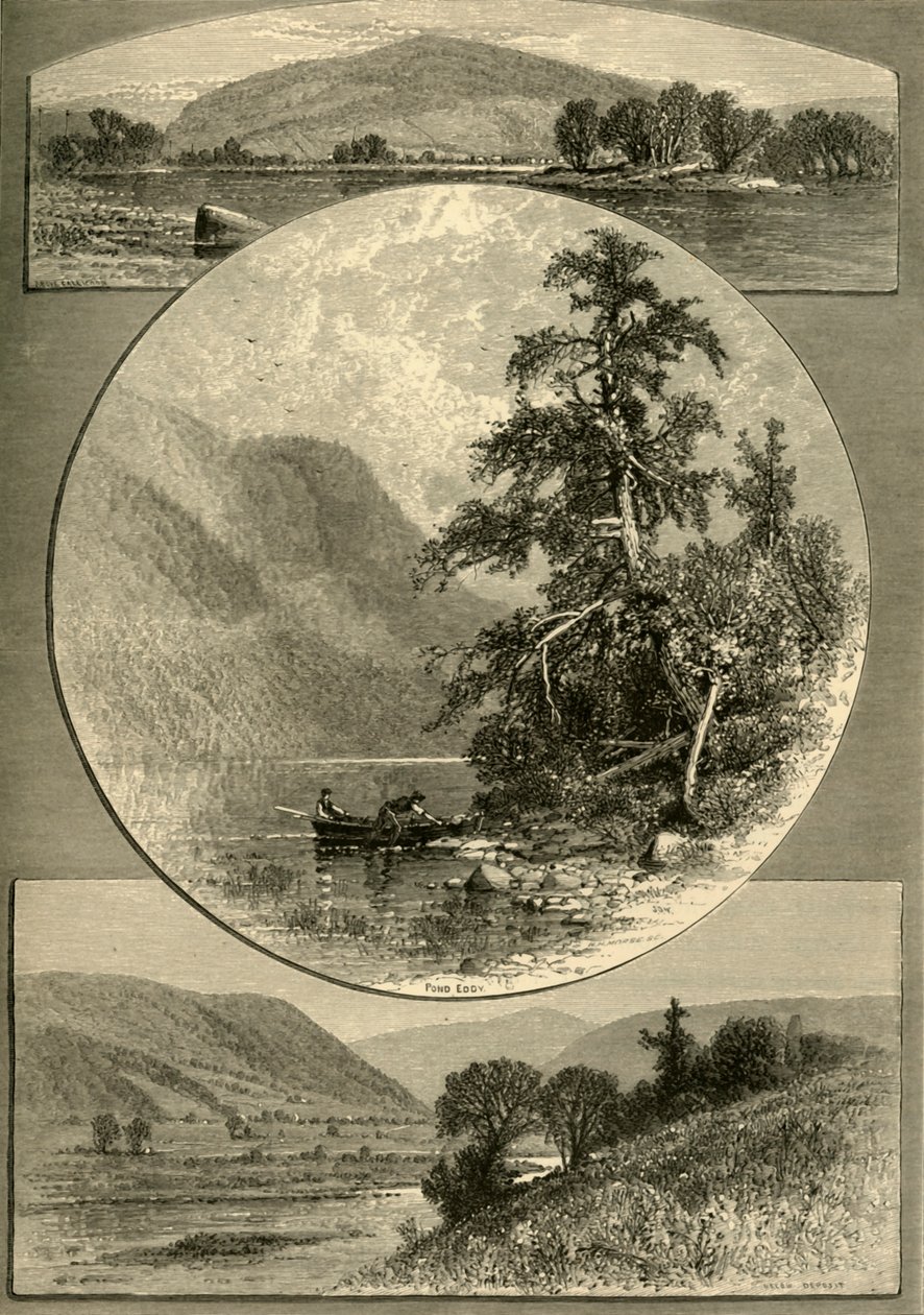 De Boven-Delaware, 1874 door W.H. Morse