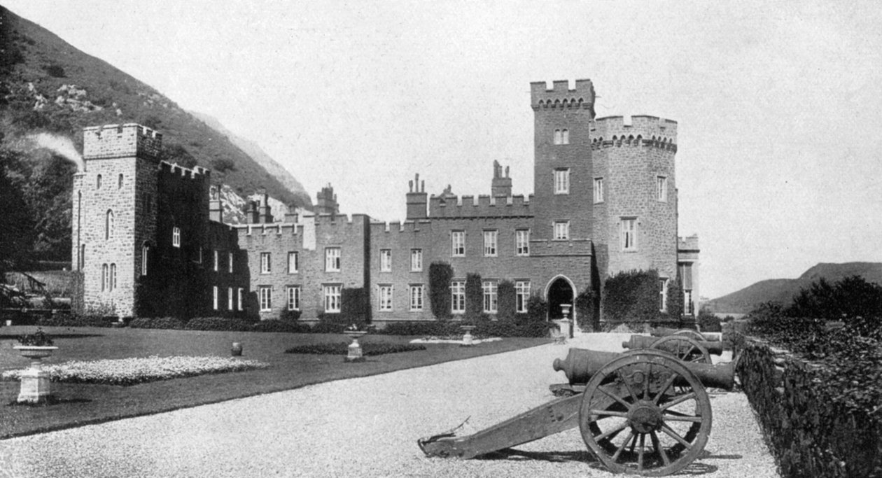 Garron Tower, Larne, Noord-Ierland door W. Lawrence