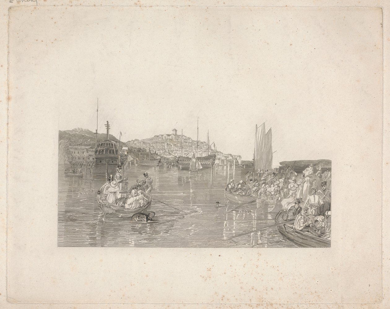 Saltash, Cornwall door W. R. Smith