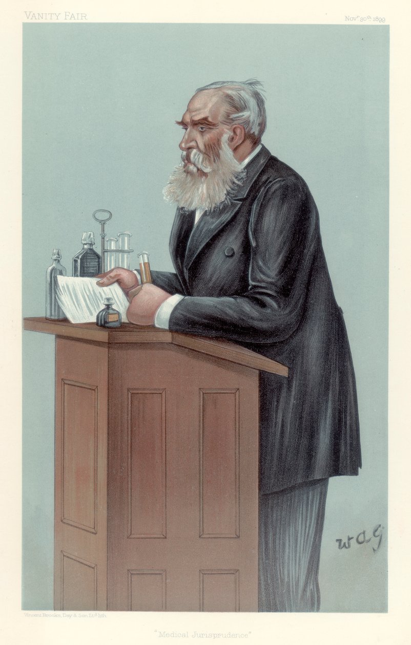 Thomas Stevenson, Britse forensisch wetenschapper, 1899 door Wag