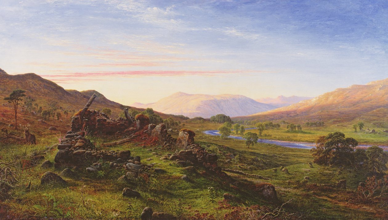 De Braes van Balquidder, 1860 door Waller Hugh Paton