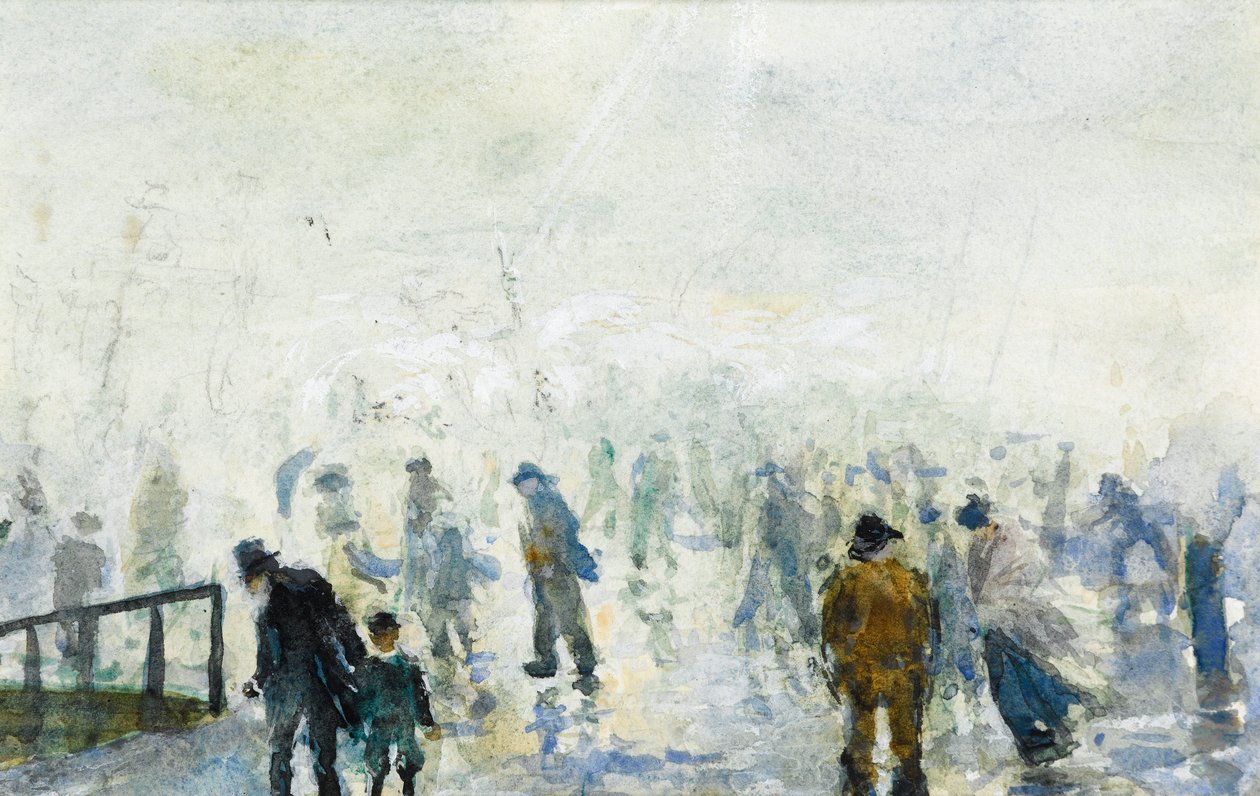 Marktdag, Antwerpen door Walter Bonner Gash