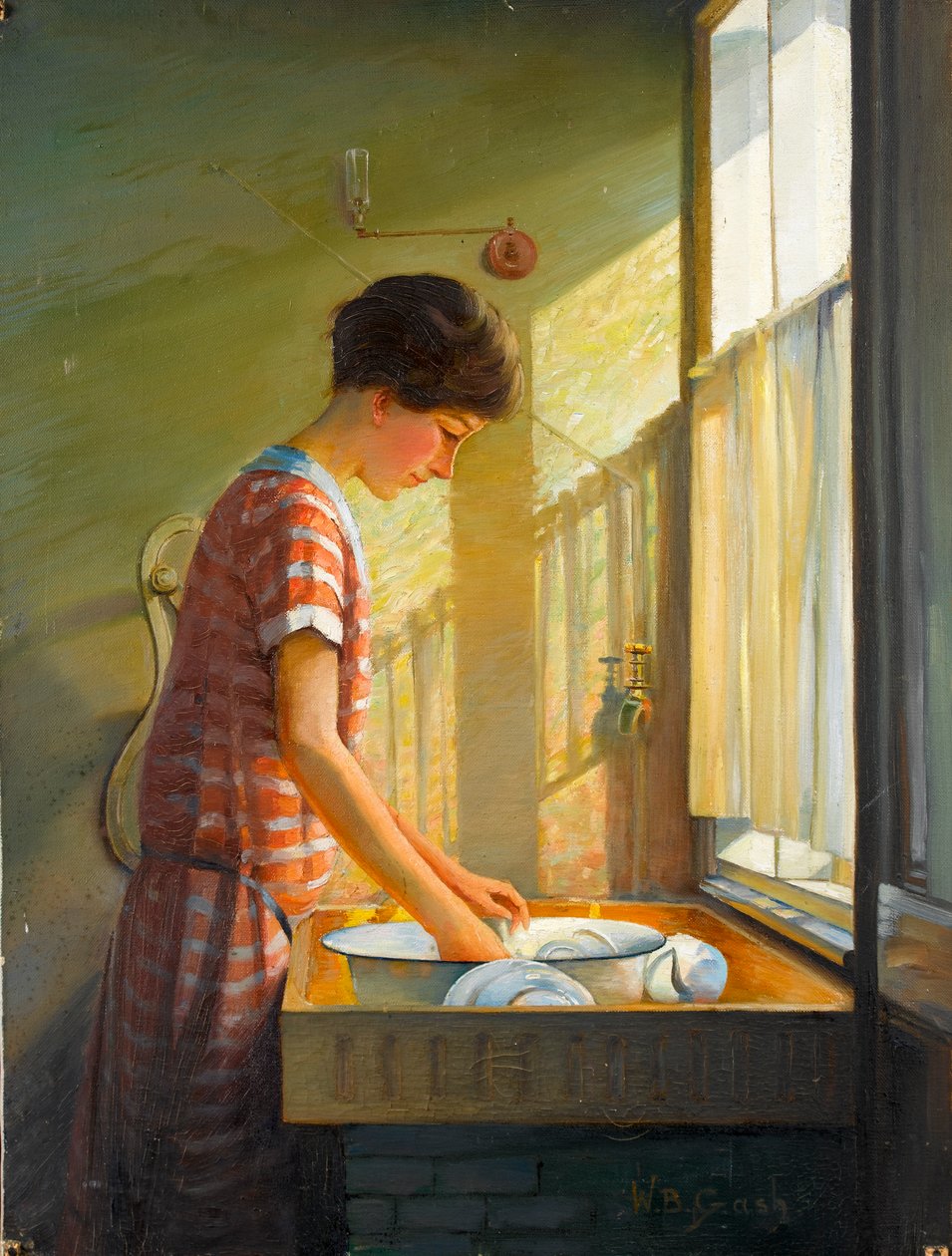 Afwassen door Walter Bonner Gash