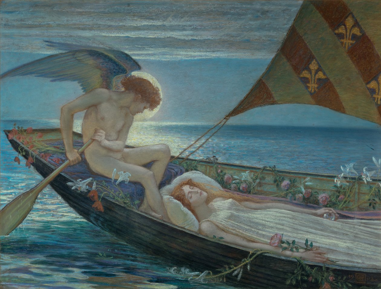 Een droom, 1902 door Walter Crane