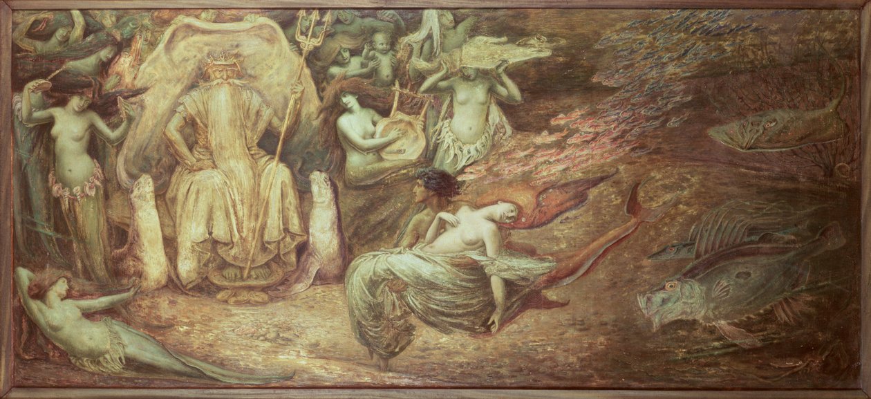 Koning Neptunus door Walter Crane