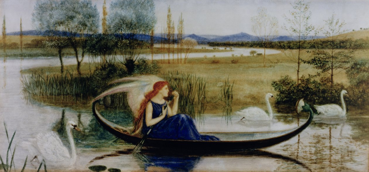 Mijn ziel is een betoverde boot door Walter Crane
