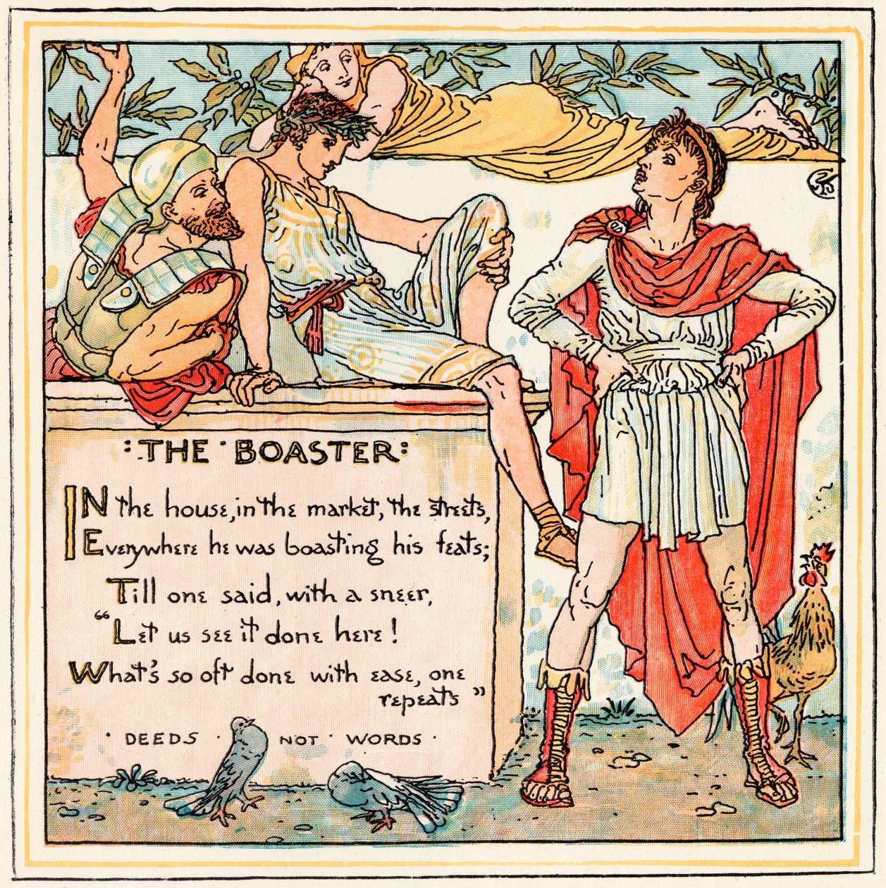 De opschepper, illustratie uit 