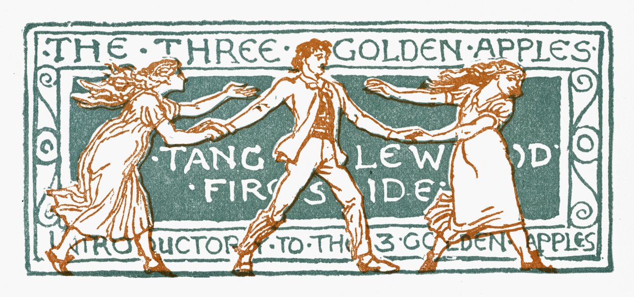 De drie gouden appels door Walter Crane