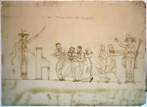 De triomf van muziek door Walter Crane