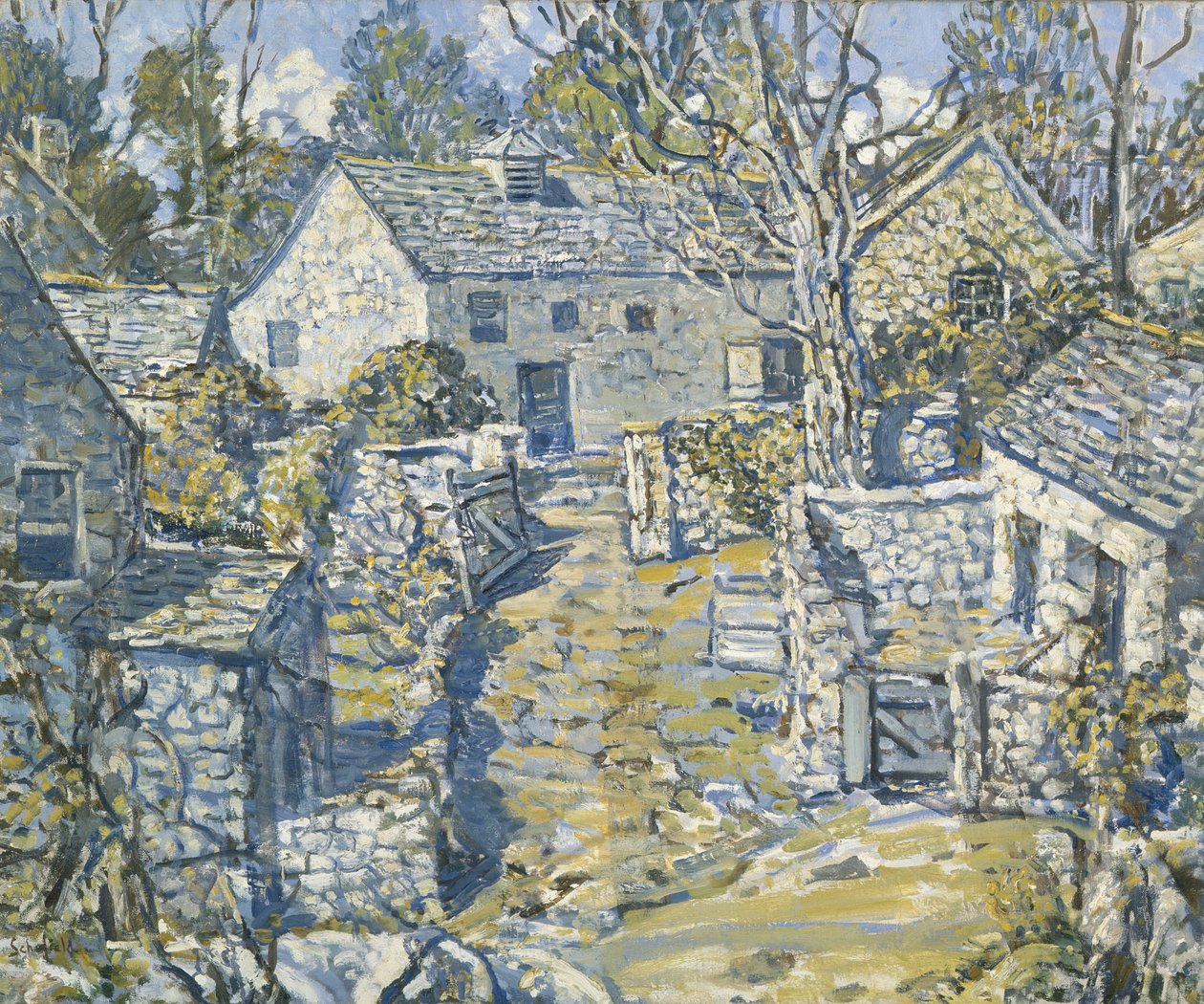 Stenen Dorp door Walter Elmer Schofield