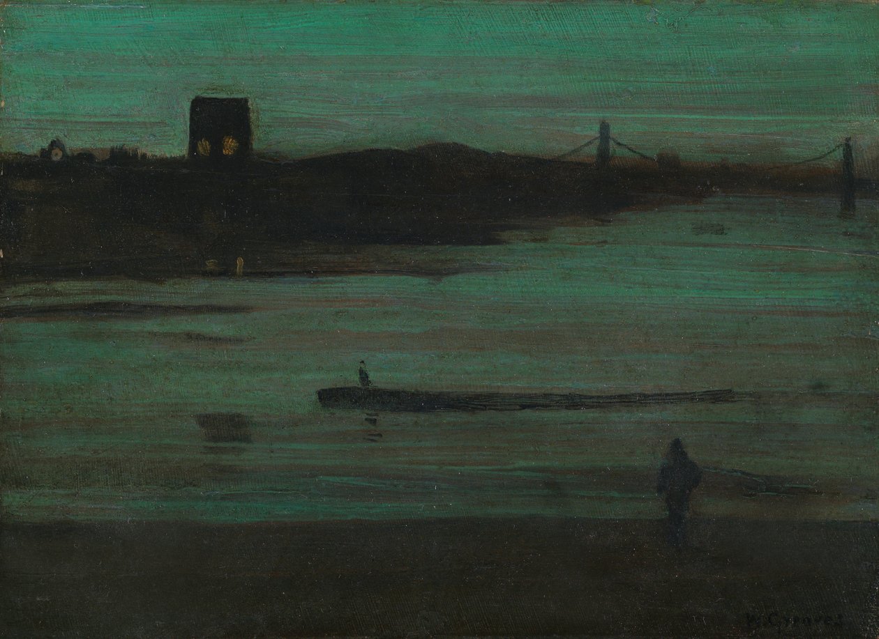 Nocturne door Walter Greaves