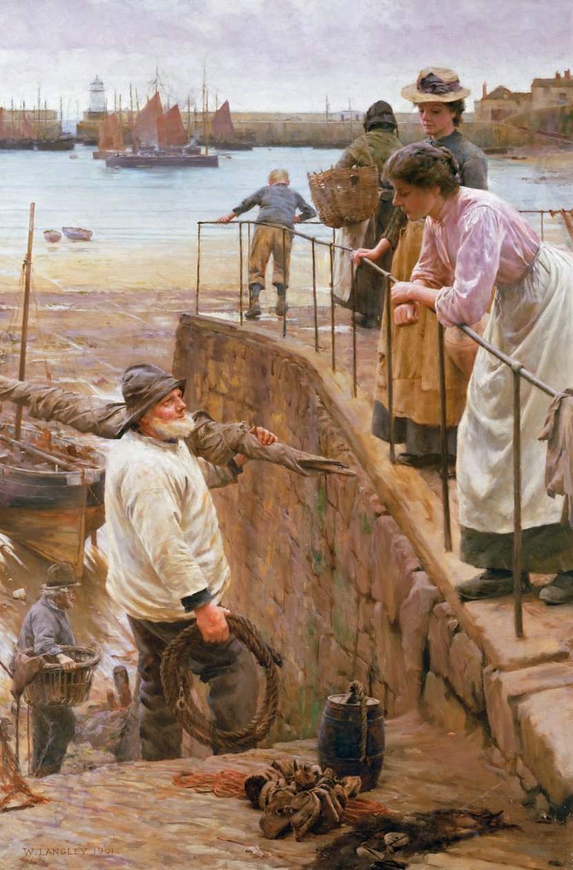 Tussen de Getijden door Walter Langley